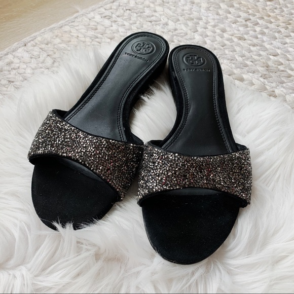 tory burch beaded sandals